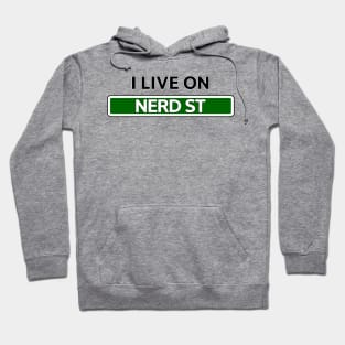 I live on Nerd St Hoodie